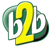 b2b in green yellow and white