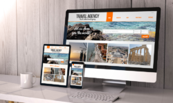 responsive website design for travel agency