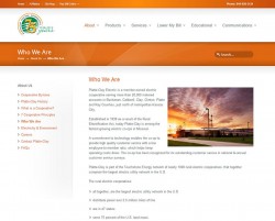 platte county electric cooperative website redesign
