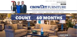 Crowley furniture store home page