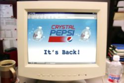 content marketing strategy for crystal Pepsi