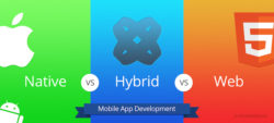 native versus hybrid versus web mobile app development