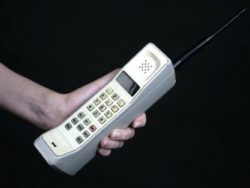 old phone with antenna