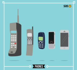 evolution of phones graphic