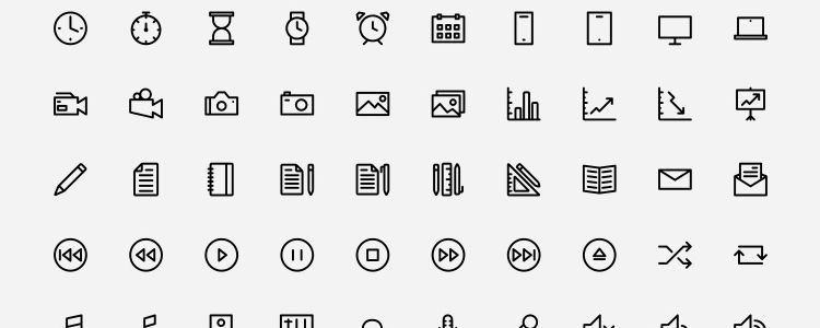 icon fonts 