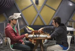 big brother contestants playing chess