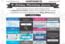 holiday marketing success countdown example