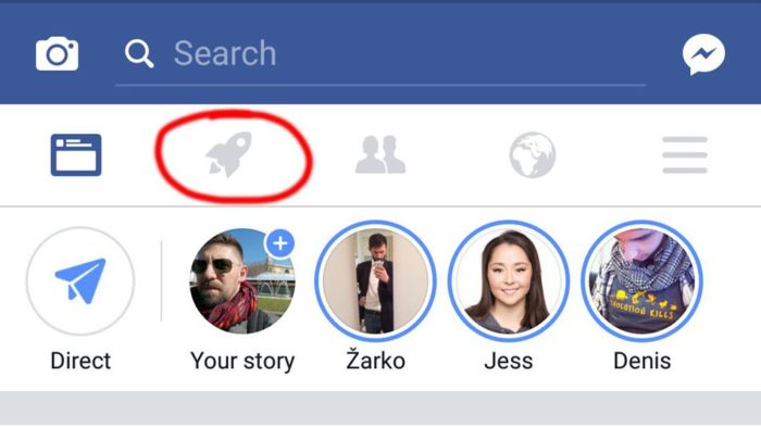 facebook explore tab